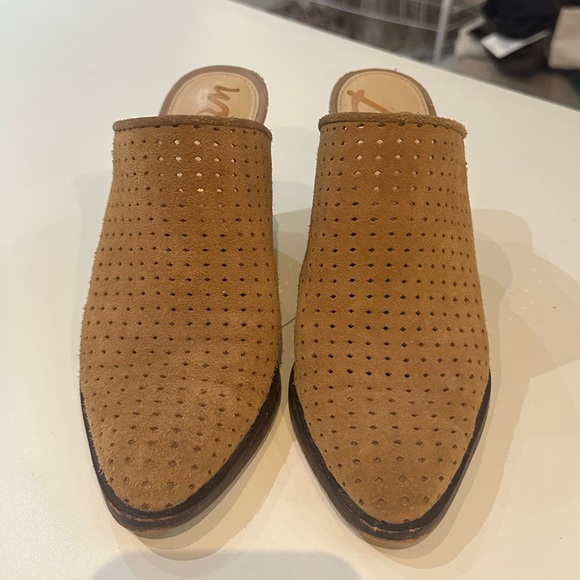 Sam Edelman perforated suede mules 7 - Picture 3 of 9